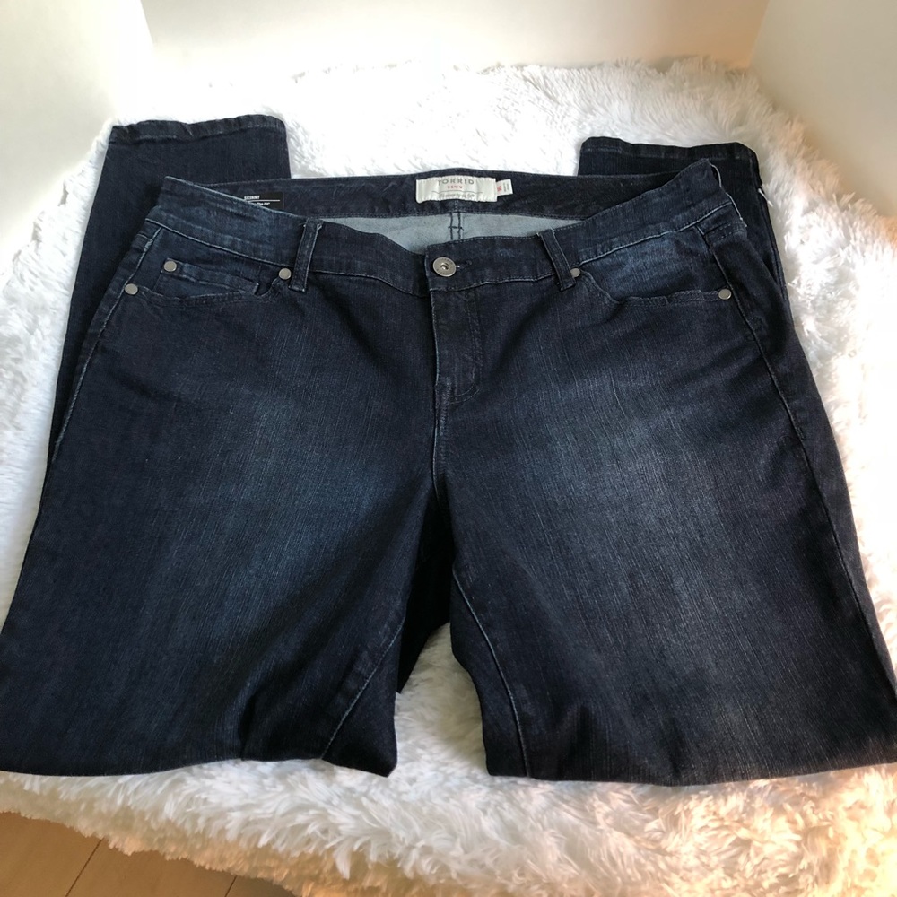 🇺🇸 Torrid Blue Skinny Denim, Size 16